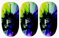 Abstract Hearts Nail Wraps