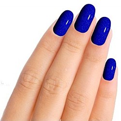 Blue Glitz Nail Art Nail Wraps
