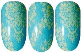 Blue & Yellow Nail Wraps