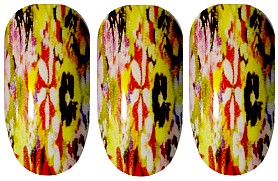 Bright Flowers Nail Wraps