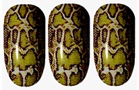 Bronzed Snake Nail Wraps