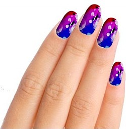 Colourful Bubbles Nail Art Nail Wraps