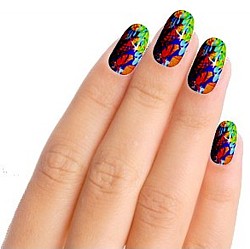 Cool Summer Nail Art Nail Wraps