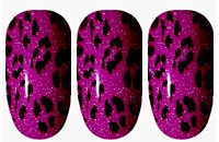Glitter Jaguar Nail Wraps