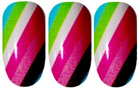 Groovy Stripes Nail Wraps