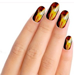 Hot Nail Art Nail Wraps