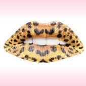 Leopard Temporary Lip Tattoos