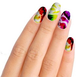 Lightening Nail Art Nail Wraps