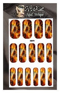 Packaging for Hot Nail Wraps