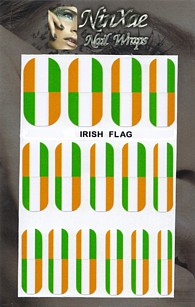 Pack Irish Flag Nail Wraps