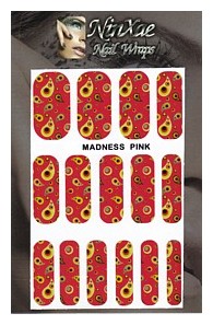 Packaging for Madness Pink Nail Wraps