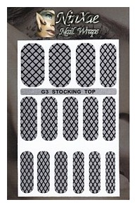 Packaging for Stocking Top Nail Wraps