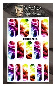 Packaging for Lightening Nail Wraps