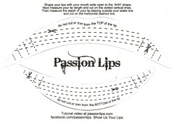 Passion Lips Cutting Guide