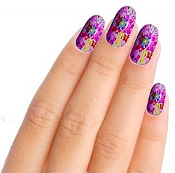 Pink Flowers NailDesigns