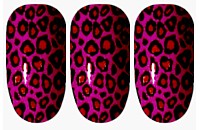 Pink Leopard 2 Nail Wraps