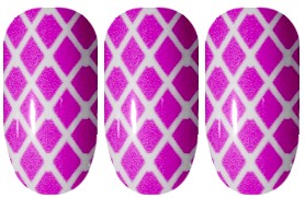 Pink Stocking Nail Wraps