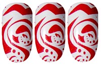 Pink Swirl Nail Wraps
