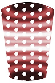 Red & White Polka Shoe Stickers