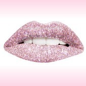 Rose Glitter Temporary Lip Tattoos