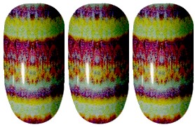 Shibori Kaleidoscope CIA Nail Wraps