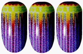 Shibori Waterfall Nail Wraps