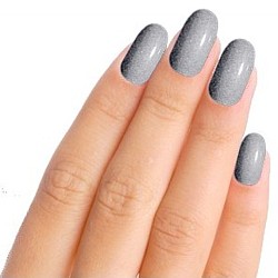 Silver Glitz Nail Art Nail Wraps