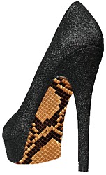 Stiletto Wraps - Snake Skulls