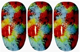 Summer Poppies Nail Wraps
