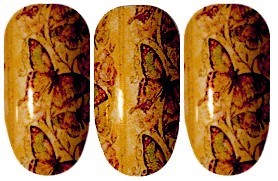 Vintage Butterflies Nail Wraps