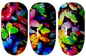 Butterflies Nail Wraps