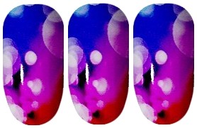 Colourful Bubbles Nail Wraps