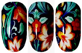 Flowers Nail Wraps